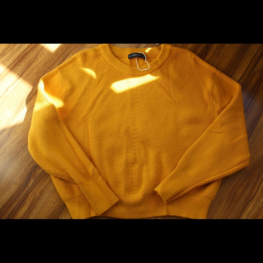 Zara mustard sweater
